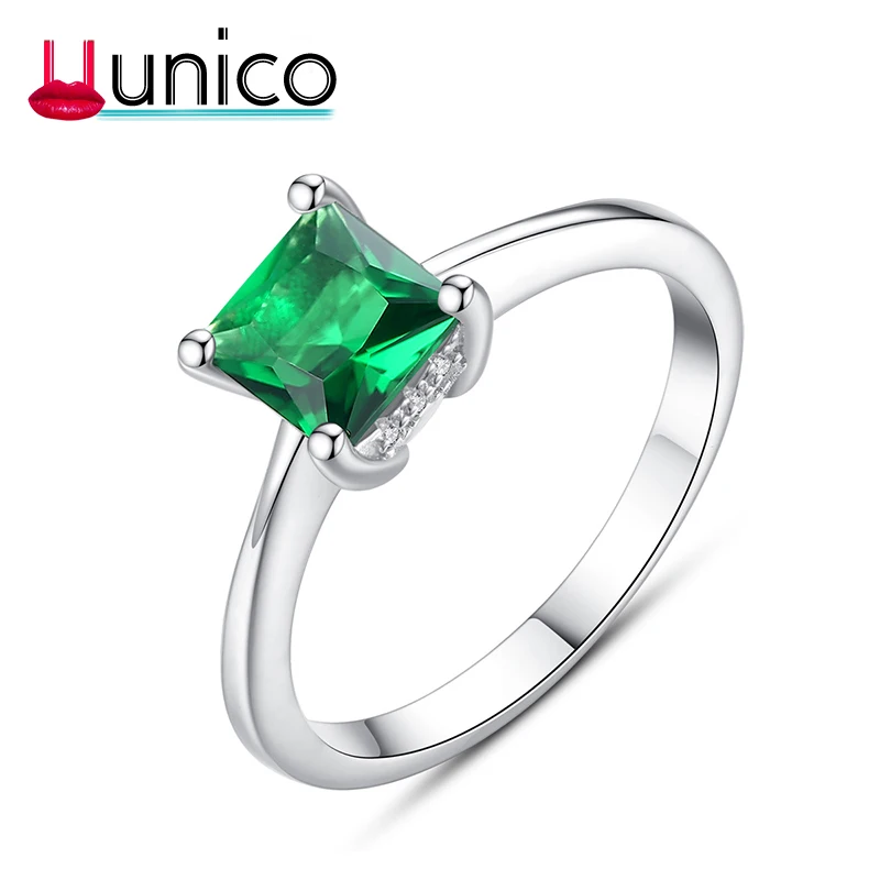 

UUNICO 2019 Luxury classic ring 925 sterling silver jewelry wedding anniversary gift ring Jewelry Size 6 7 8 9
