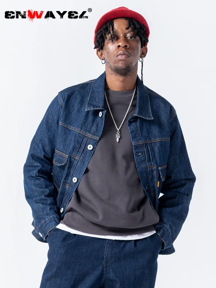 ENWAYEL Brand 2019 New Spring Streetwear Jackets Outerwear For Men Coats O-Neck Hip Hop Male High Quality Arrival W190 | Мужская одежда