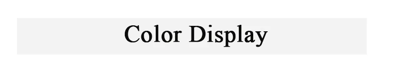 Color Display