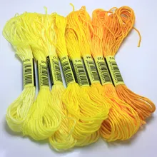 Floss Craft Thread Cross-Stitch Sewing Cotton Skeins Gradient-Color 8 The Embroidery