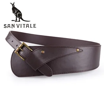 

Women'S Cummerbunds Belts Gold Waistband Suspenders Buckles Gift For Dress Luxury Brand Ratchet Buckle 2017 New High Quality