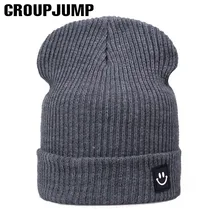 Женские зимние шапки Твердая зимняя шапка Женщины-мужчины черепа Запах лица Трикотажная зимняя шапка для женщин Случайные зимние шапки Толстые теплые шляпы унисекс Модные головные уборы для женщин Трикотажные крышки хе