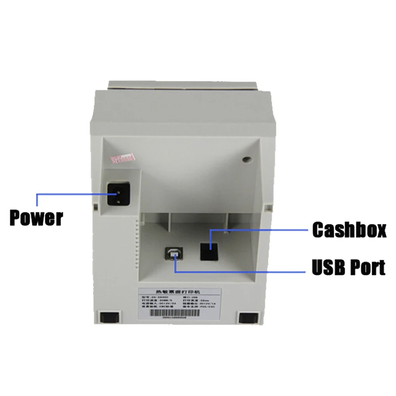 POS термопринтер 58 мм Порт USB 589CU высокая производительность поддержка Win 8/10 с