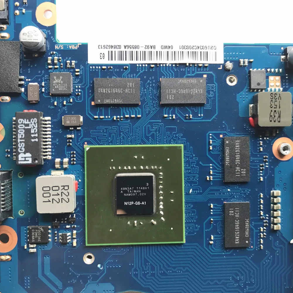 Стильный ПК для samsung RC530 серии Материнская плата ноутбука BA92-08556A BA92-08556B GT540M/2 GB