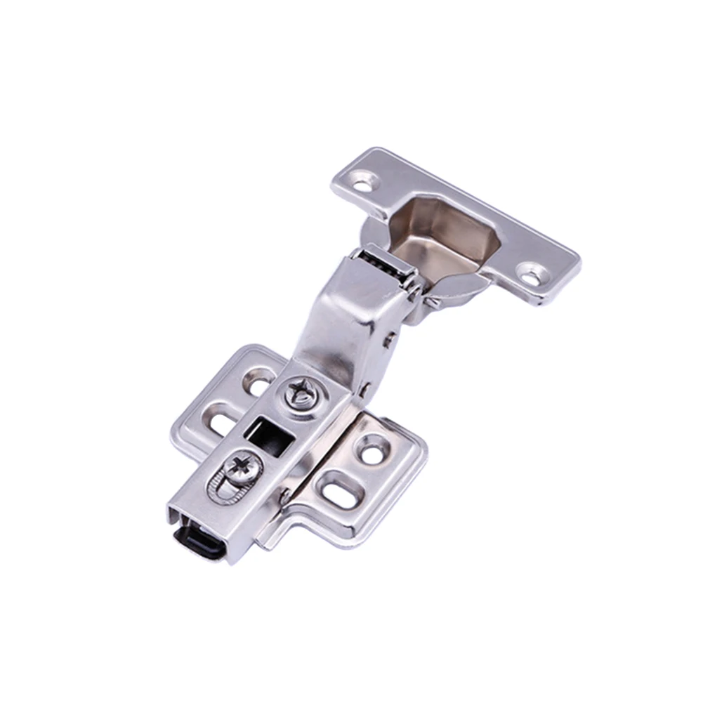 20pcs Steel Soft Close Hydraulic Cupboard Cabinet Door Hinge Slow Shut Clip-On 35MM hinged Cup Hinge Straight arm Fixed Base