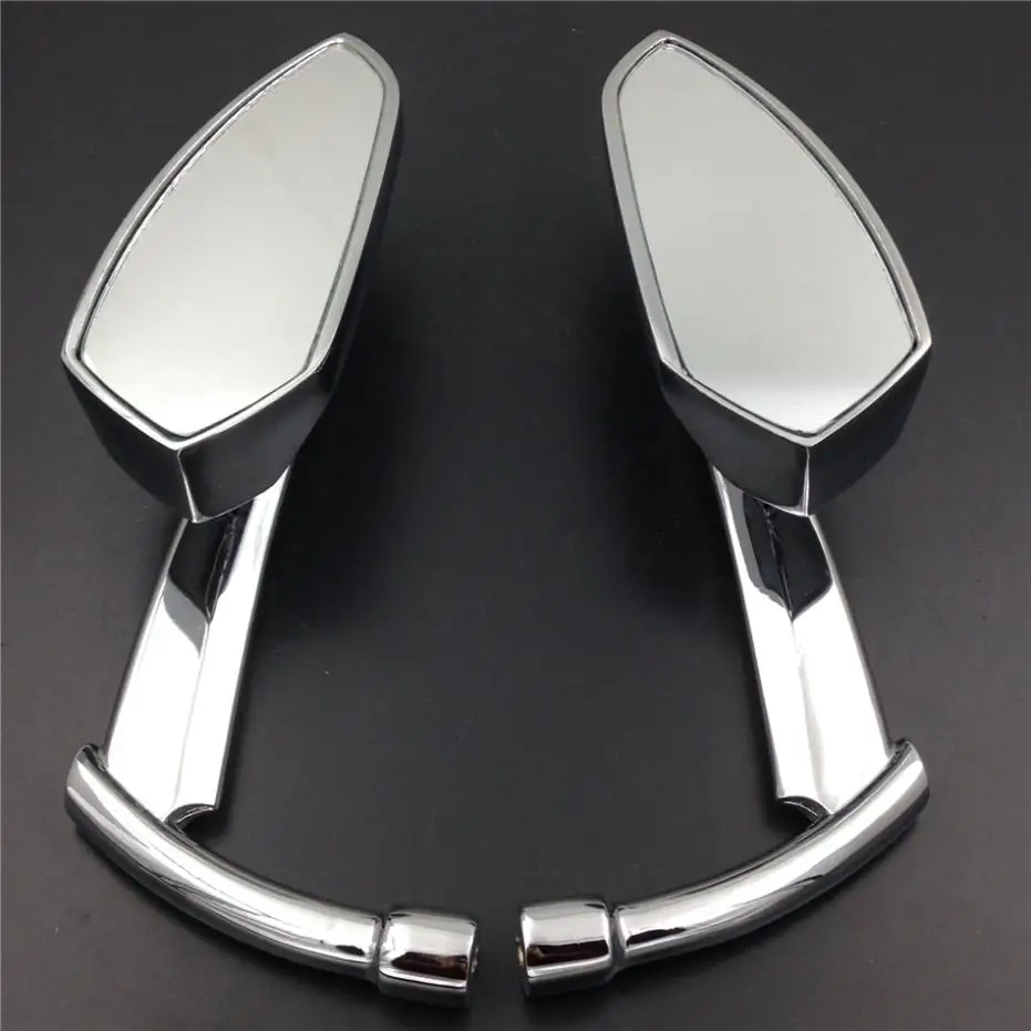 

8mm 10mm Motorcycle Handlebar Thread Rearview Rear View Side Mirrors For Suzuki Intruder Volusia Boulevard All Cruiser Chrome