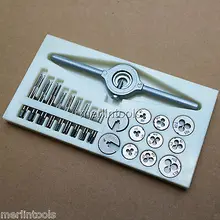31 ШТ. Мини HSS Tap and Die Set M1.1 М1 M1.2 M1.4 M1.6 M1.8 М2 M2.5 M2.2