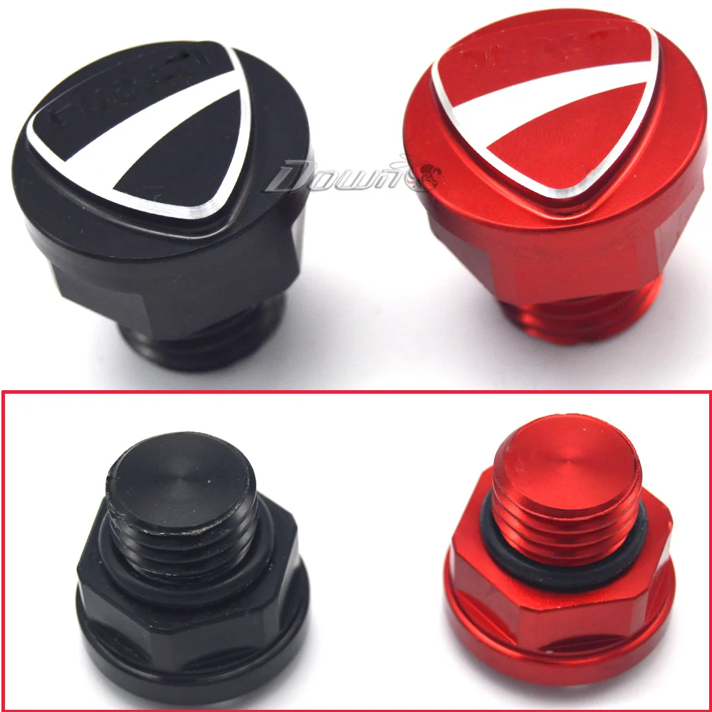 Red Ducati Billet Aluminum Oil Plug