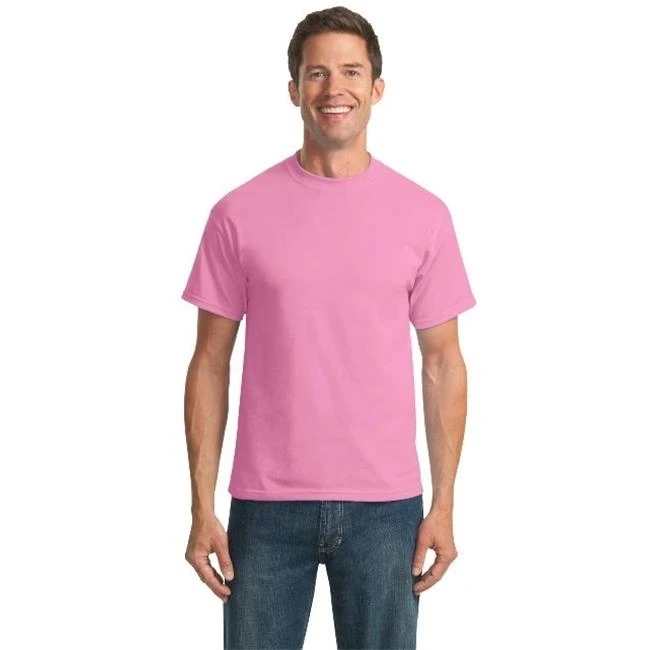 Port & Company PC55 Mens Core Blend Tees Candy Pink - 5XL