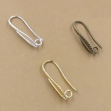 20 шт Высокое качество медные серьги с французским замком ушные крючки застежка настройки аксессуары 10*20 мм DIY Изготовление, поиск ювелирных изделий