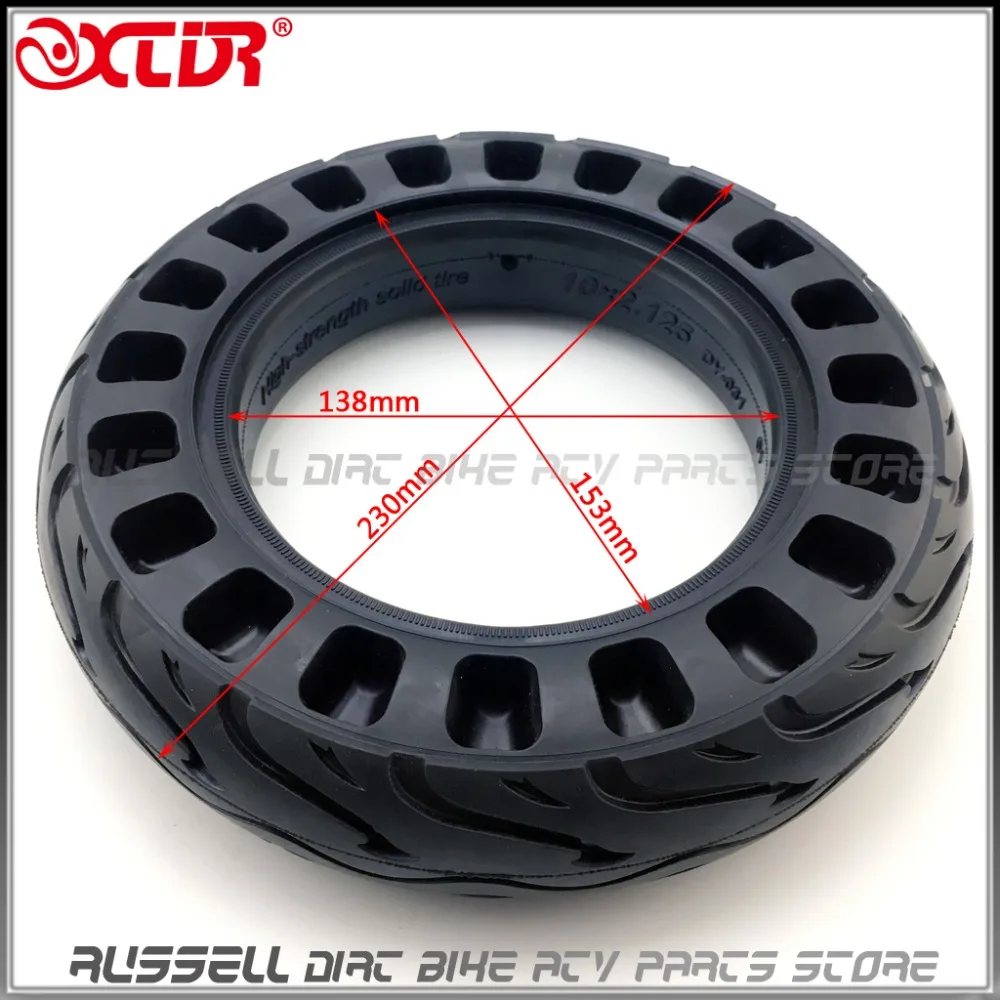 

10x2.125 10" Solid Tyre tubeless Tire for Self Balancing Hoverboard Smart Electric Balancing Scooter Folding E-Bike