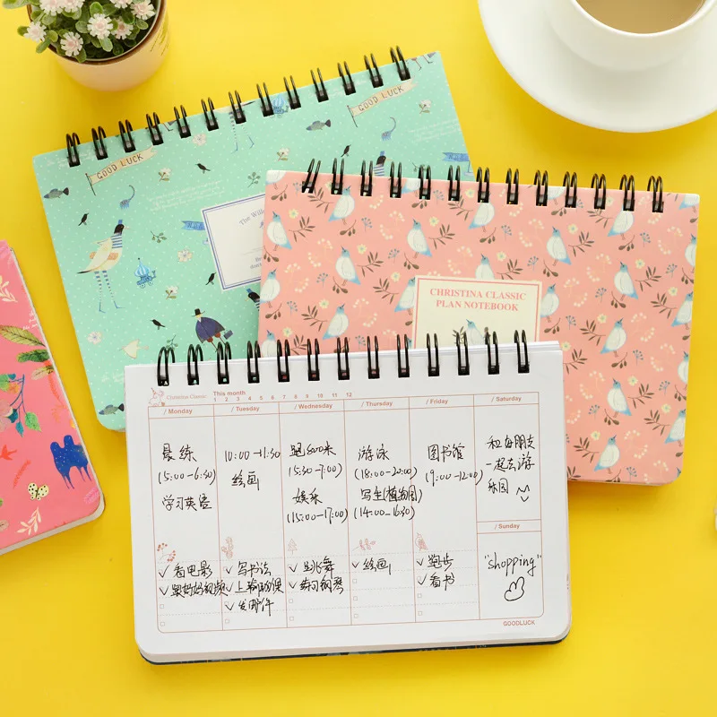 

Kawaii Stationery Cute Cover Notebook Drawing Scrawl Notepad Travel Journal Sketchbook Diary Memo Book with Blank Paper 90 Sheet