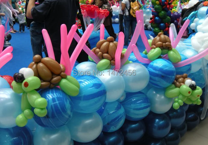 Латекс balloons200 штук/партия разноцветные шары одежда для свадьбы, дня рождения украшения Магия шаре Ассорти Латекс Лонг шар