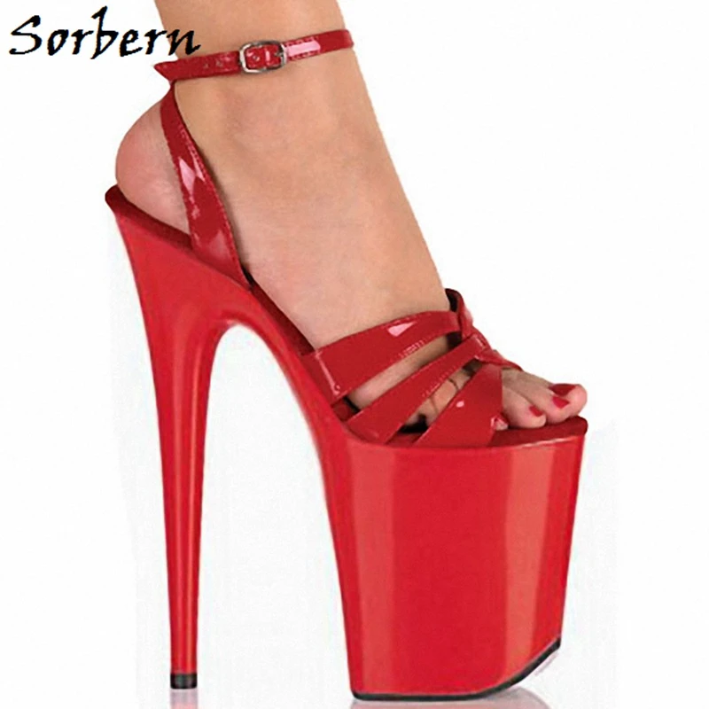 red kitten heel shoes size 6