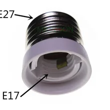 E27-E17 патрон лампы конвертер E27 поворот на E17 к E27 адаптер лампы E17 поворот в E27 патрон лампы Изменение на E17 Цоколь E27