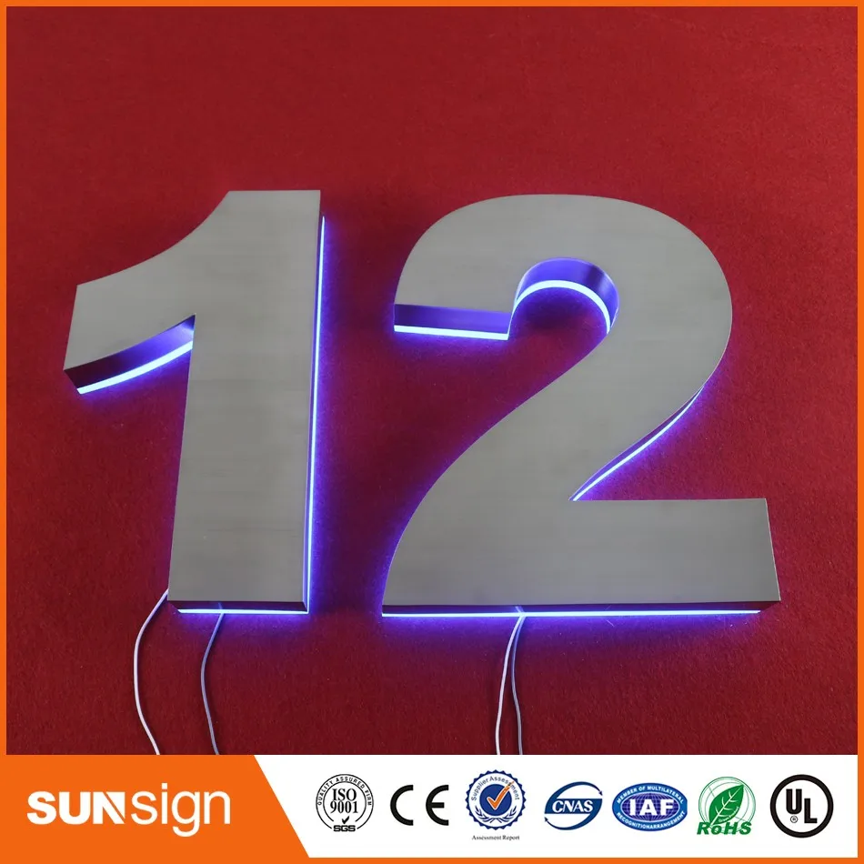 

Custom outdoor advertising signage LED light letters 3d sign letters