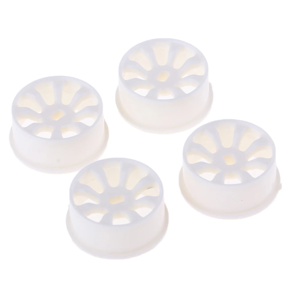 4Pcs Plastic Wheel Rim For RC 1:24 Road Racing Car Accessories