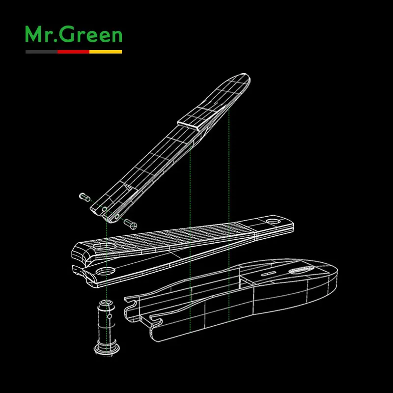 MR. GREEN машинка для стрижки ногтей с пилкой для ногтей