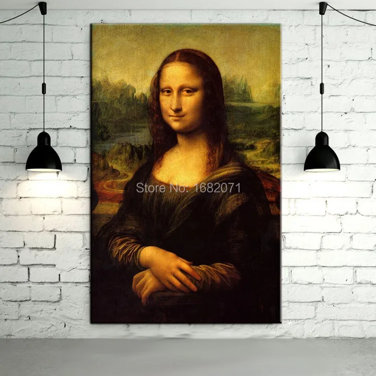 

Professional Artist Reproduction High Quality Impression Artwork Most Famous Portrait The Mona Lisa Oil Painting On Canvas