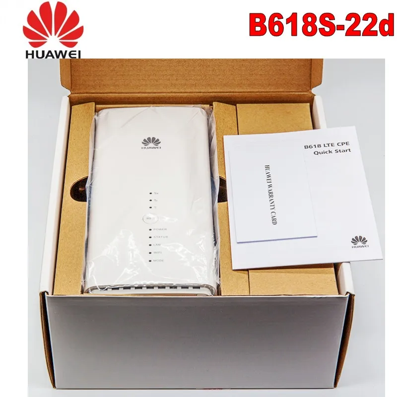 Разблокированный роутер Huawei 4G LTE B618 телефон 300 Мбит/с Мобильный Wi Fi Роутер со