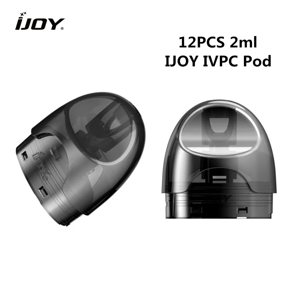 

12pcs Original iJoy IVPC Cartridge Pod fit Vape Starter Kit 450mAh built in Battery 2ml Capacity 9w Power Pod Vape Accessary