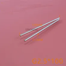 10 шт. 2,5*100 мм металлический diy вал для автомобиля осевой привод вал оси для 2,5 мм отверстие колеса