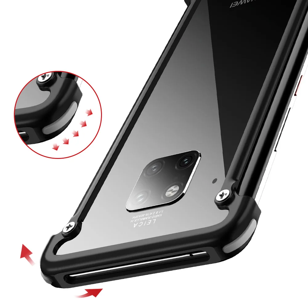 OATSBASF с металлической рамкой чехол для телефона Huawei Mate 20 pro 20X RS Роскошный бампер