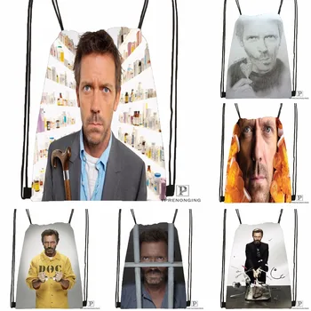 

Custom HD Hugh Laurie Drawstring Backpack Bag for Man Woman Cute Daypack Kids Satchel (Black Back) 31x40cm#180531-01-19