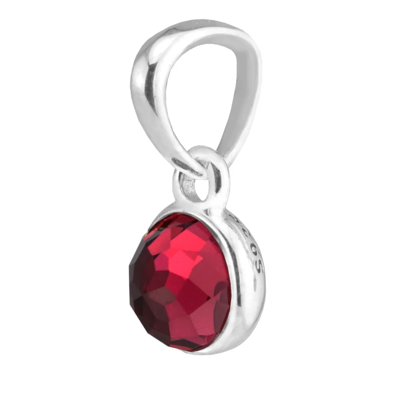 Garnet 100% Sterling Silver Beads 