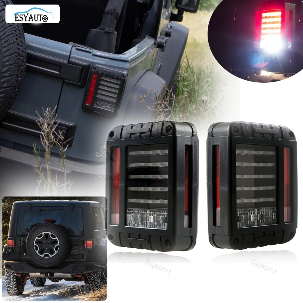 

LED Taillight Rear Tail Brake Reverse Light H4 Parking Lamps Kit Turn Signal for Jeep Wrangler JK 2007-2016 Off Road Accessories