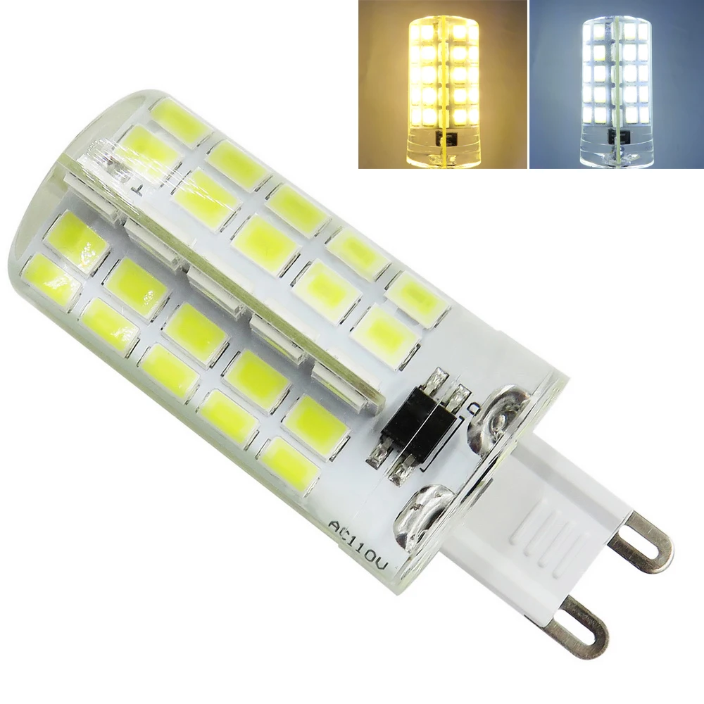 

G9 5730SMD LED Bulb, 80Leds Led Con Silicone Lamp ,Dimmable Super Bright Spot lighting Crystal Chandelier lighting AC110/220V