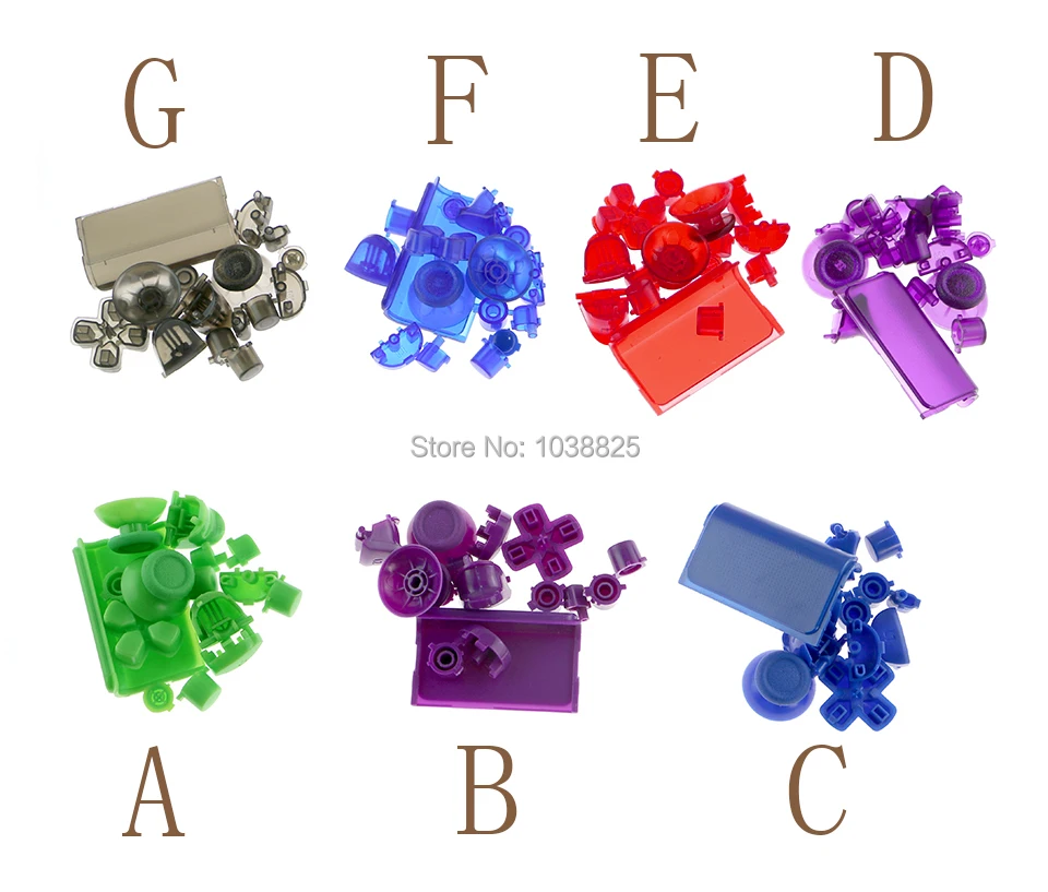 14 In 1 Set Full Sets Replacement Parts Buttons For Playstation 4 Ps4