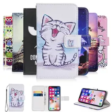 Para digma hit q401 3g caso dos desenhos animados carteira caso de couro do plutônio moda linda legal capa saco celular escudo