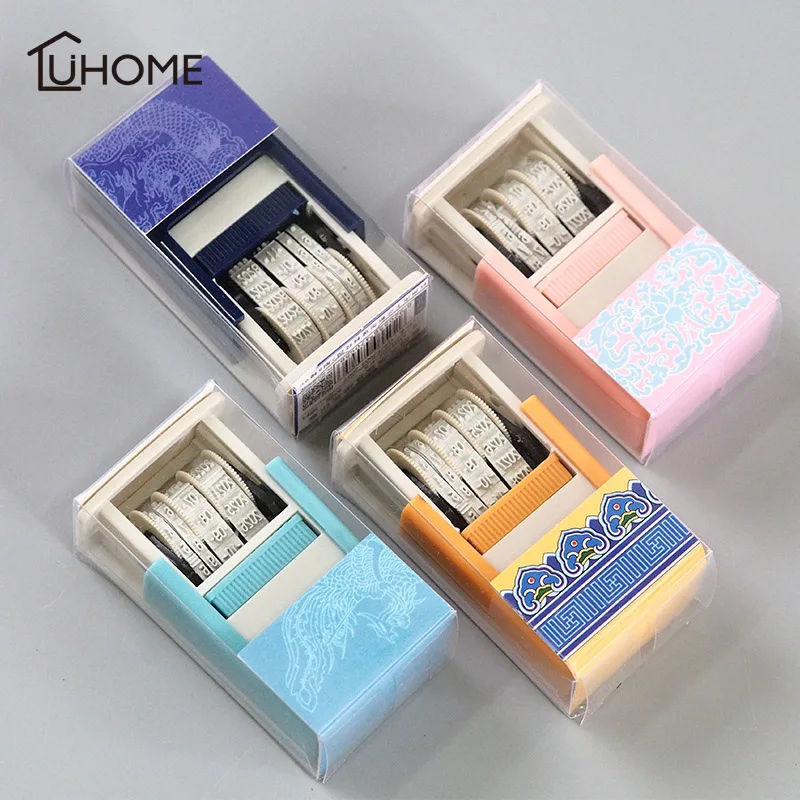Пластмассовая ручка с датой Diy штампы для скрапбукинга Kawaii Канцелярские товары
