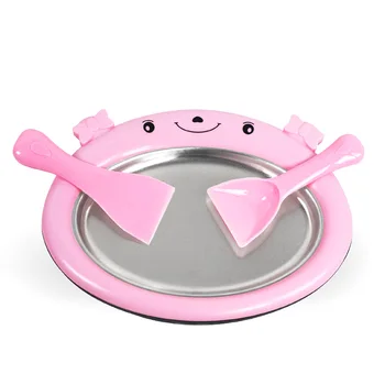 

Newest Fried Yogurt Machine Household Small Mini Ice Maker Children Homemade Fruit Ice Cream Ice Porridge Fried Ice Tray