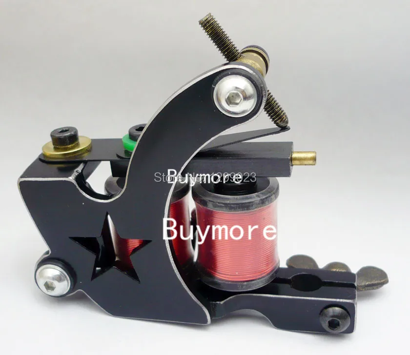 wholesale Handmade Tattoo Gun 10 Wrap Coils IRON tattoo Machine GUN