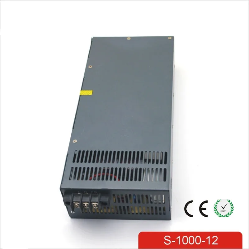 

CE Soro 110V INPUT 1000W 12V 80A power supply Single Output Switching power supply for LED Strip light AC to DC UPS ac-dc