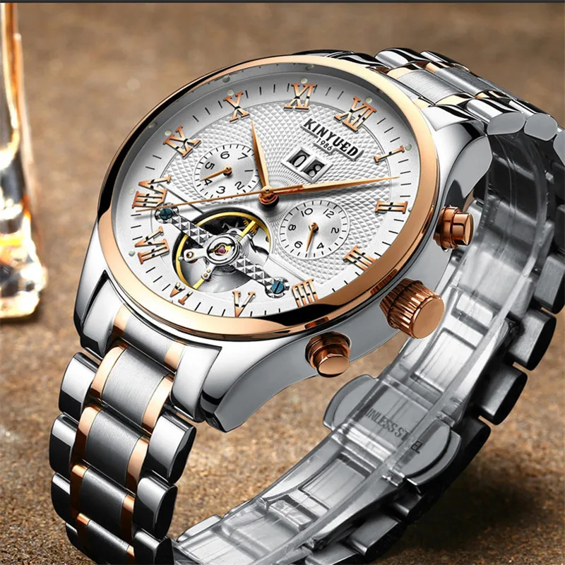 

2018 New Men's Self-Wind Tourbillon Mechanical Watches Water Resistant Automatic Skeleton Watch Men Male Dress Fashion Watch