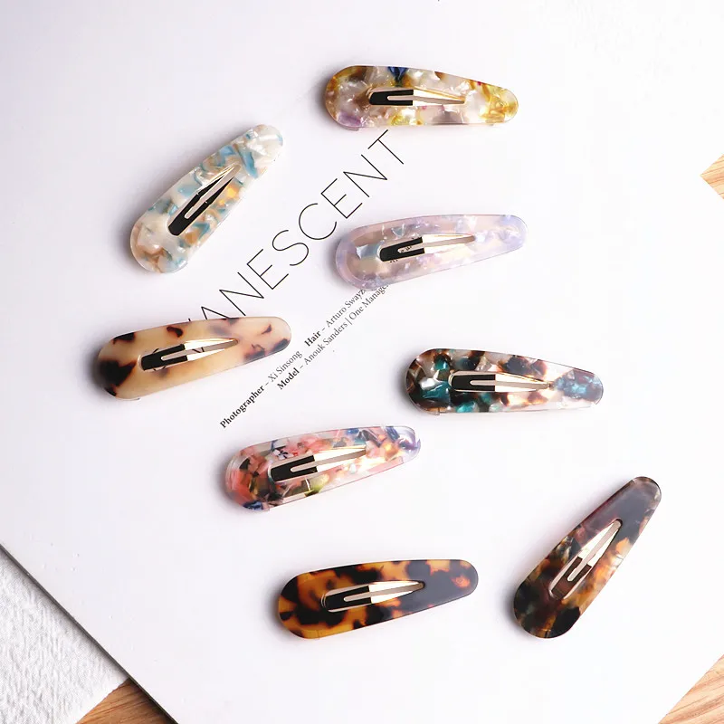 1 pc Women Acetic Acid Hair Clips Hairpins Leopard Print Waterdrop Barrettes Girls Hairgrips Hair Accessories drop shipping 1 pc Women Acetic Acid Hair Clips Hairpins Leopard Print Waterdrop Barrettes Girls Hairgrips Hair Accessories drop shipping