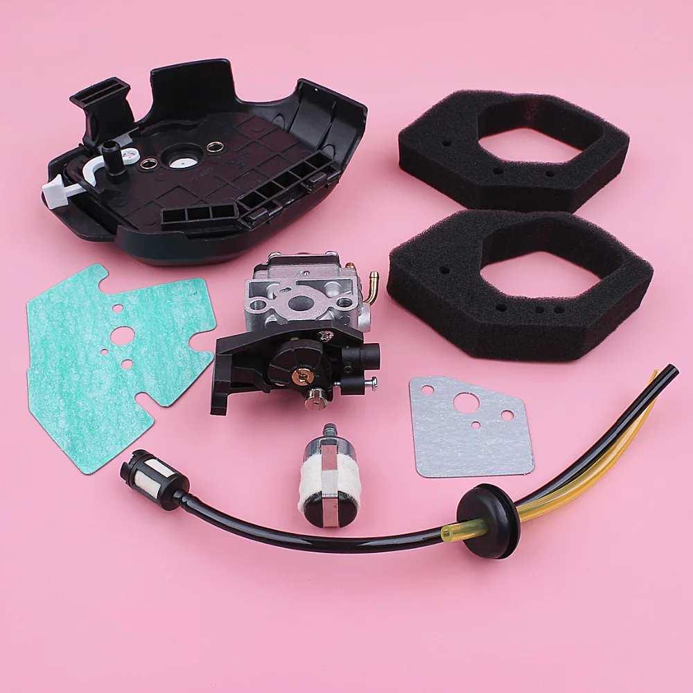 Carburetor Air Filter Cover Housing Assy For Honda GX25 GX25NT HHT25S Air Fuel Filter Line Kit 4 Stroke Lawn Mower Engine Part Carburetor Air Filter Cover Housing Assy For Honda GX25 GX25NT HHT25S Air Fuel Filter Line Kit 4 Stroke Lawn Mower Engine Part