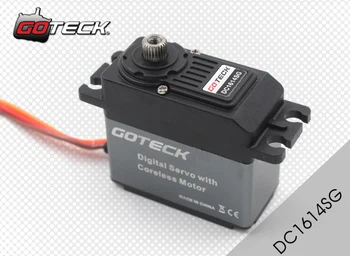 

DC1614SG Digital Metal Gear 53g 14kg-cm-16kg-cm High Torque Coreless Servo for RC Car Model Fixed-wing Aircraft Airplane