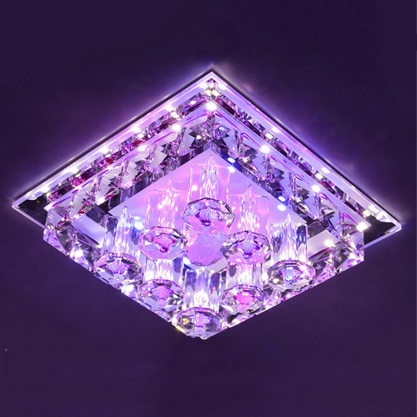 

Modern LED Crystal Ceiling light surface mounted style Ceiling Lighting Fixture for Aisle entrance corridor living room lighting