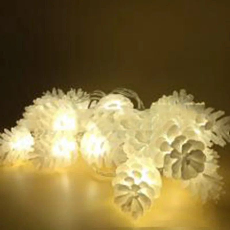 Pine cone light string 10M 50M 100 400LEDS 110V / 220V Christmas