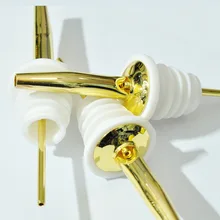 200 шт Новое прибытие Золото Цвет нержавеющей стали крышки бутылки спиртные напитки Вино pourer Пробка бутылки вина wen6454