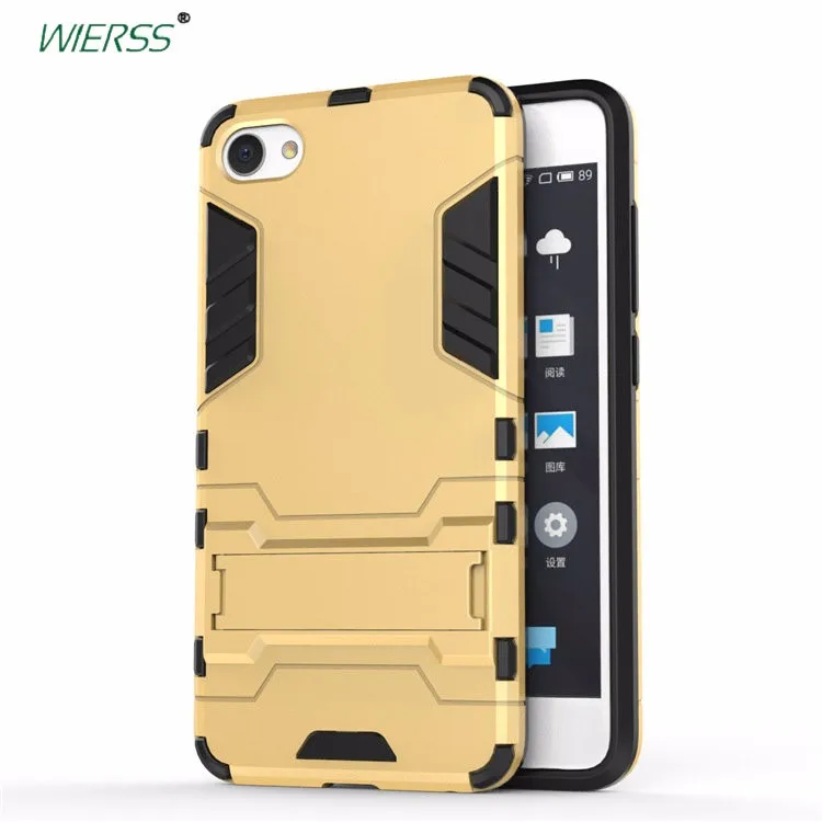 meizu phone case with stones black 3D Shockproof Stand Case for Meizu m6 note Combo Armor CASE Case Cover meizu phone case with stones craft