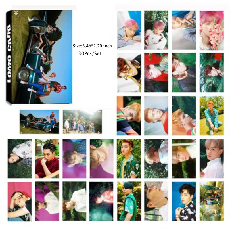 30 шт./компл. EXO Together 08 альбом The War Baekhyun новый KOKOBOP Fans коллекция LJ158 | Тематическая