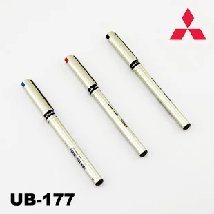 

Japan Uni Uni-Ball Fine Deluxe UB-177 0.7mm Gen Ink Pen Rollerball Pen waterproof Black/Blue/Red Ink Color
