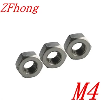 

50pcs m4 titanium hex nut grade 2