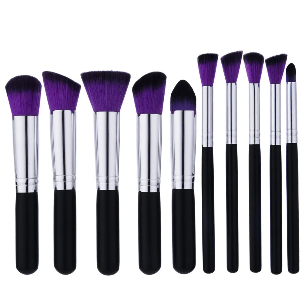 

MSQ Brushes 10PCS Make Up Foundation Eyebrow Eyeliner Blush Cosmetic Concealer Brushes Wholesale Z4