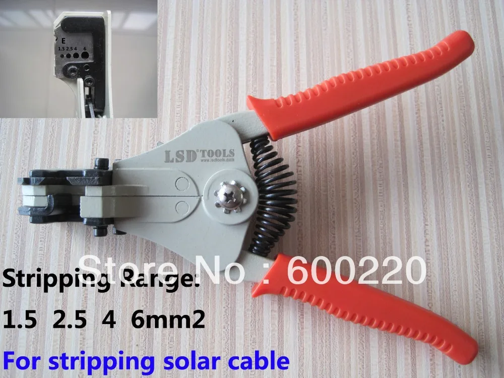 automatic solar pv cable wire stripper stripping tool 1.5-6mm2 LS-700E